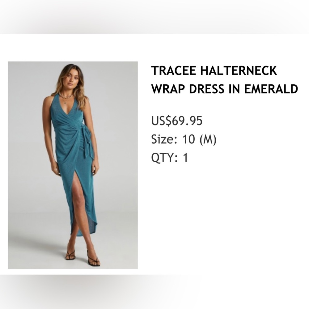 Showpo - Halter Dress, Size 6 NEVER WORN